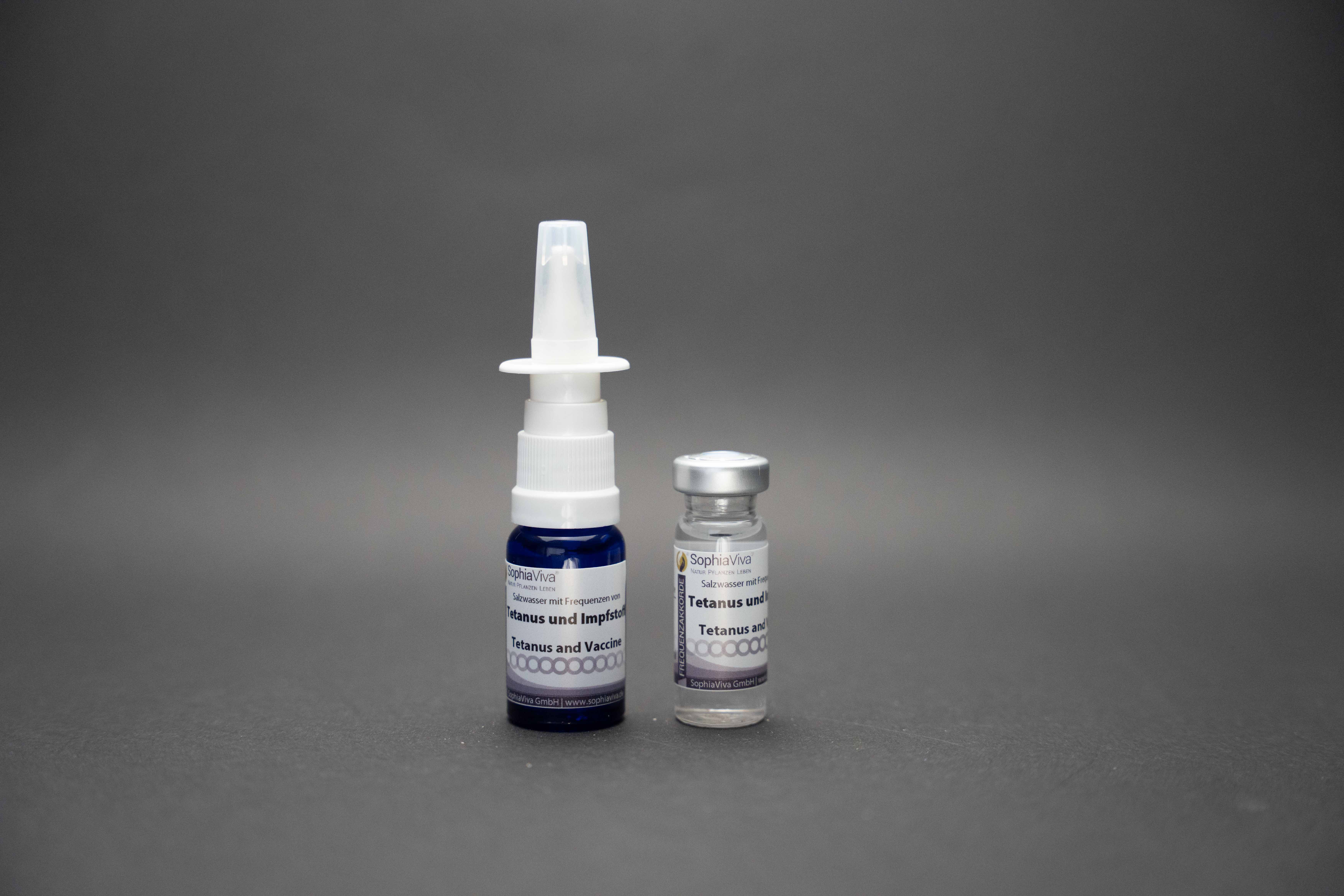 Tetanus und Impfstoff Frequenzakkord