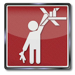Pictogram safety instruction safe-children